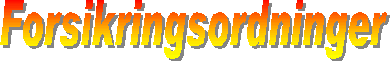 Forsikringsordninger